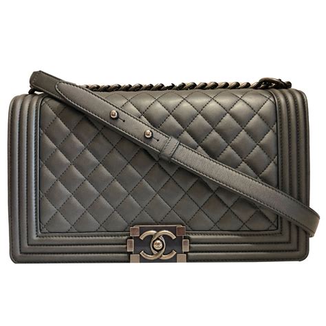 fashionphile chanel grey boy bag|real chanel bags for cheap.